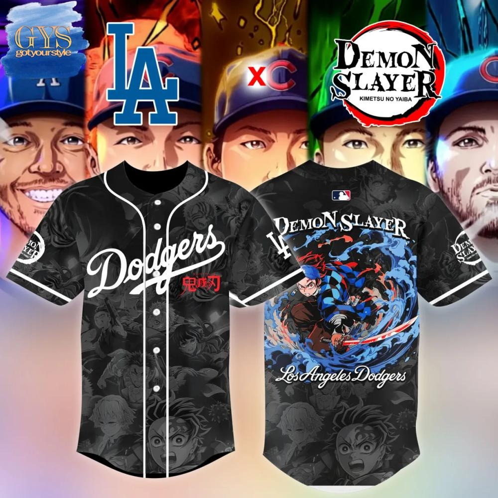 Demon Slayer x MLB Baseball Jersey Editions Limited Gift For Anime Lovers