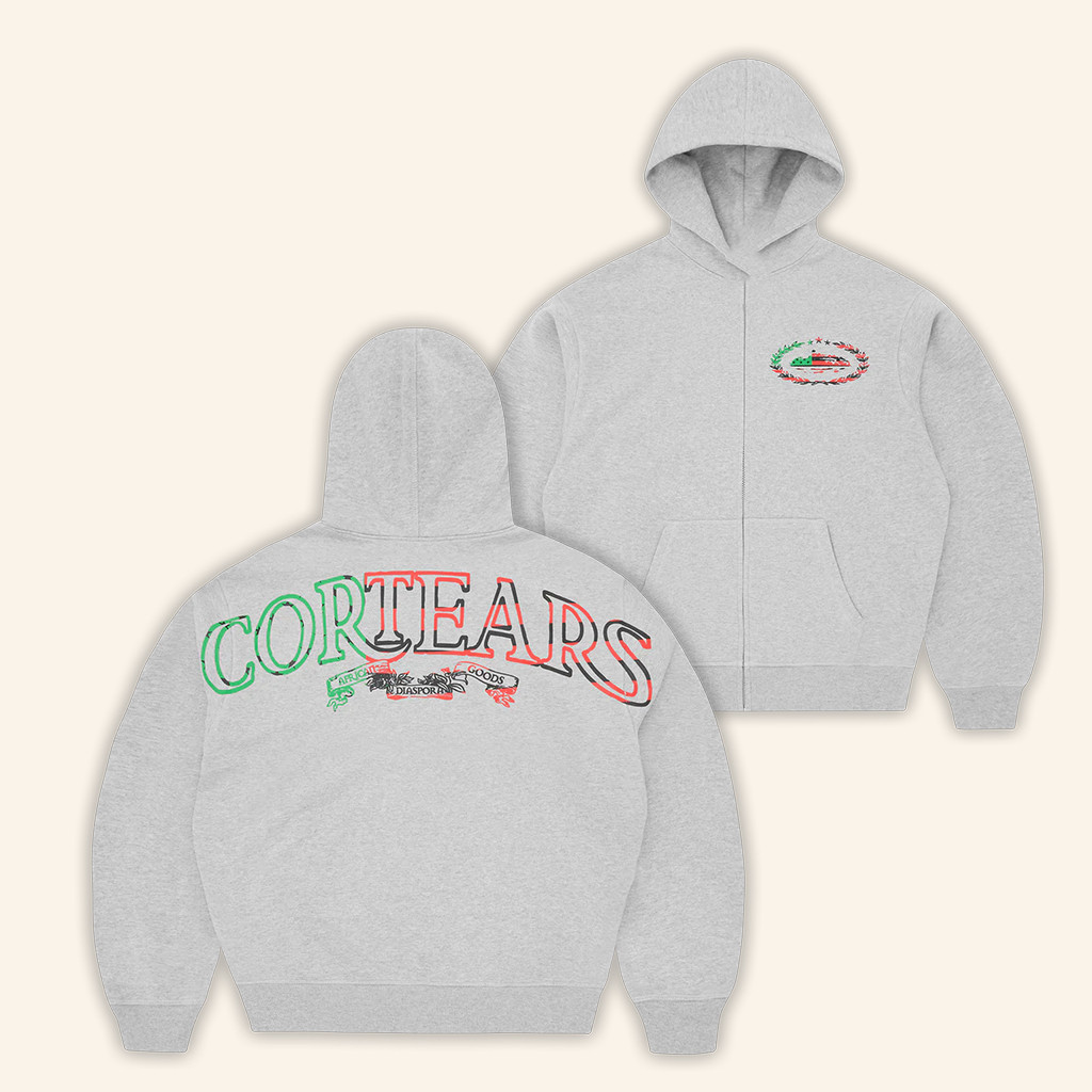 Denim Tears Merch Cortears Royale Zip Hoodie Gifts Ideas For Boyfriend