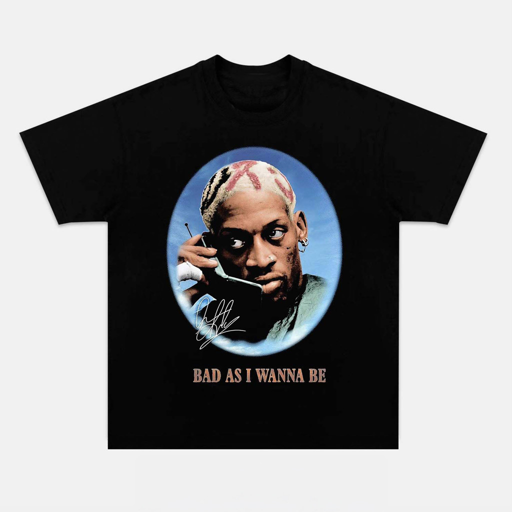 Dennis Rodman Bad As I Wanna Be T-Shirt Basketball Enthusiast Gifts Dennis Rodman Bad As I Wanna Be T-Shirt Basketball Enthusiast Gifts