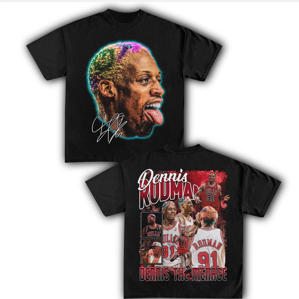 Dennis Rodman Dennis The Menace T-Shirt Basketball Lovers Gifts For Friends