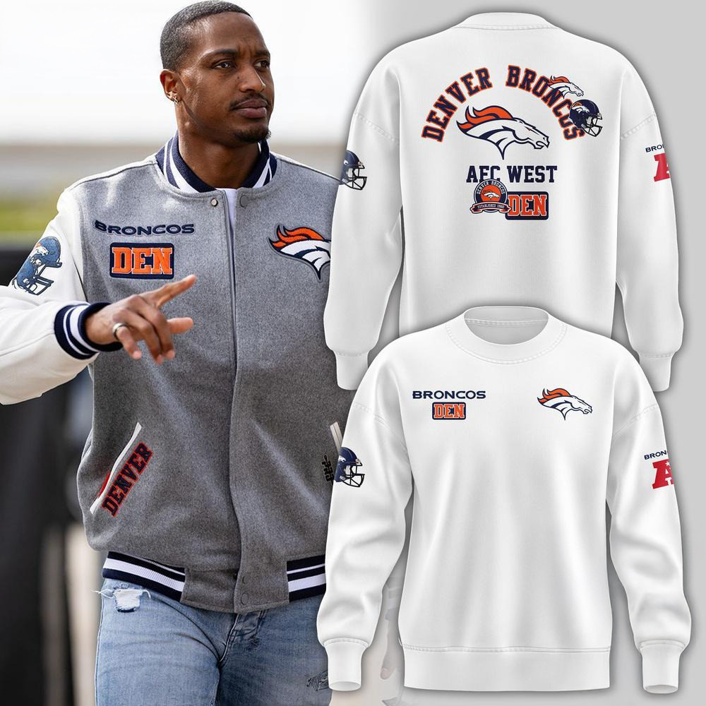 Denver Broncos AFC West Est 1960 New Design Sweatshirt Football Gifts For Men