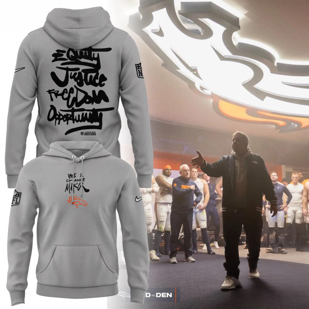 Denver Broncos Equity Justice Freedom Opportunity 2024 Hoodie Best Football Gifts
