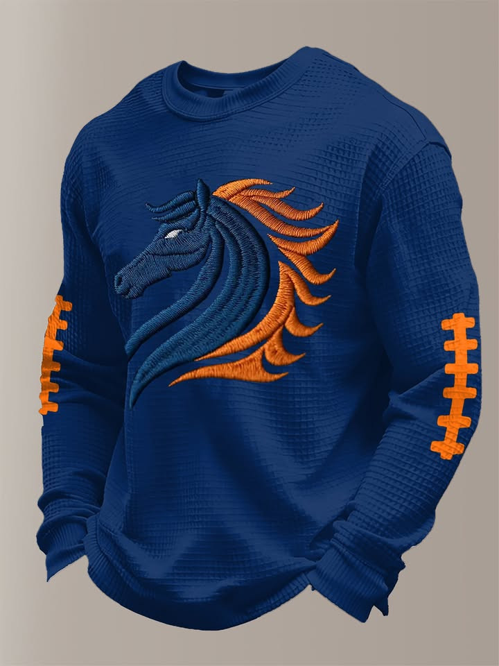 Denver Football Long Sleeve T-Shirt Denver Strong Shirt Game Day Gifts For Him
