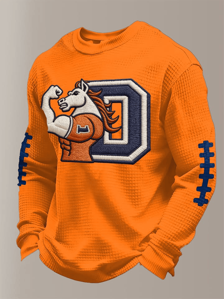 Denver Football Long Sleeve T-Shirt Denver Strong Shirt Game Day Merch Gifts For Son