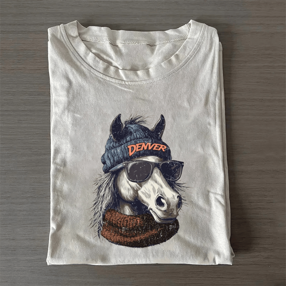 Denver Football Mascot T-Shirt Game Day Clothes Unique Gifts For Football Players