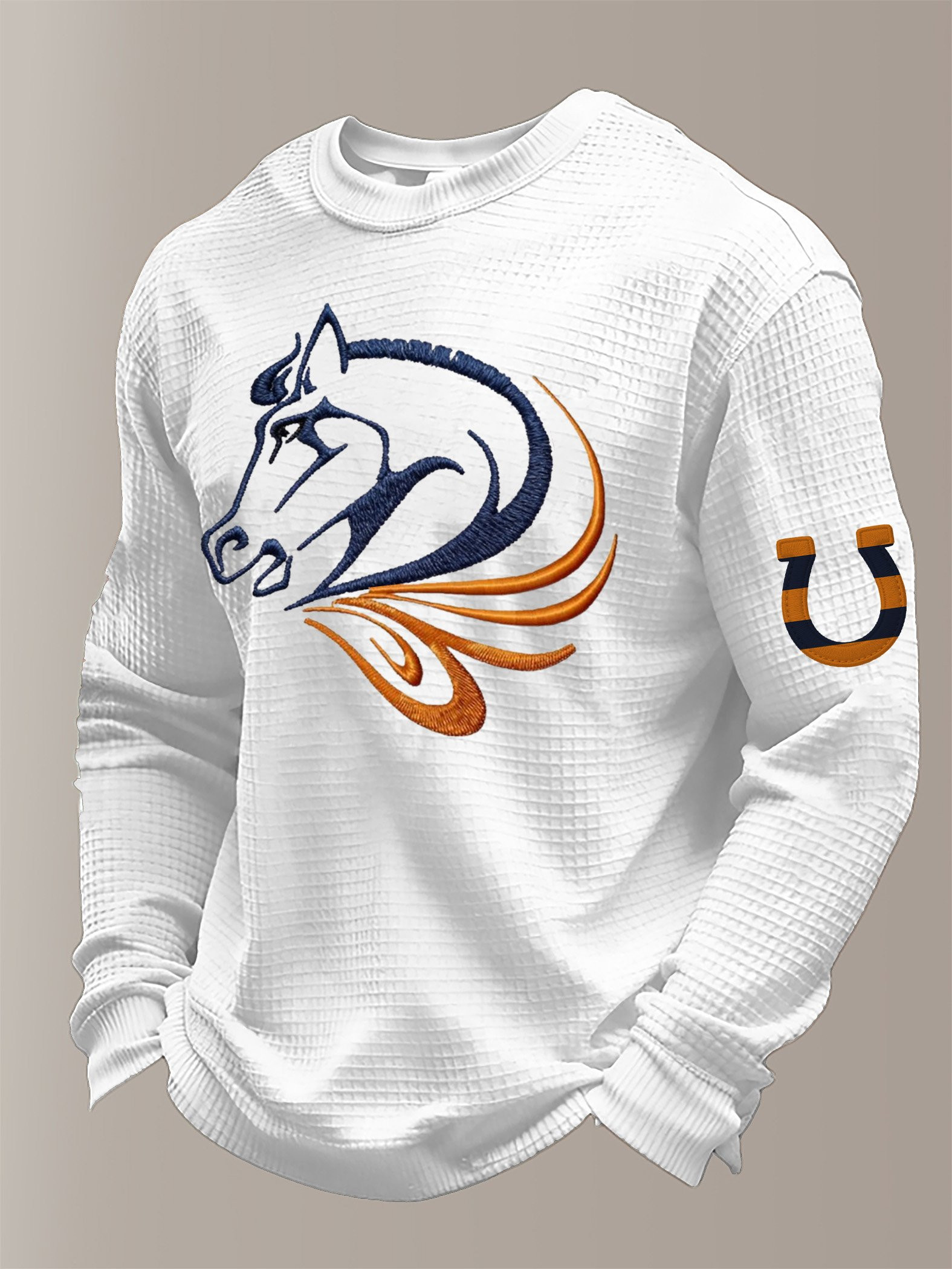 Denver Football Waffle Long Sleeve T-Shirt Gameday Shirts Denver Strong Merch Fans Gifts Denver Football Waffle Long Sleeve T-Shirt Gameday Shirts Denver Strong Merch Fans Gifts