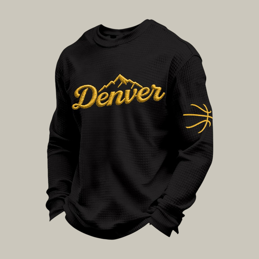 Denver Nuggets Basketball Long Sleeve Shirt Game Day Clothing Basketball Lover Present