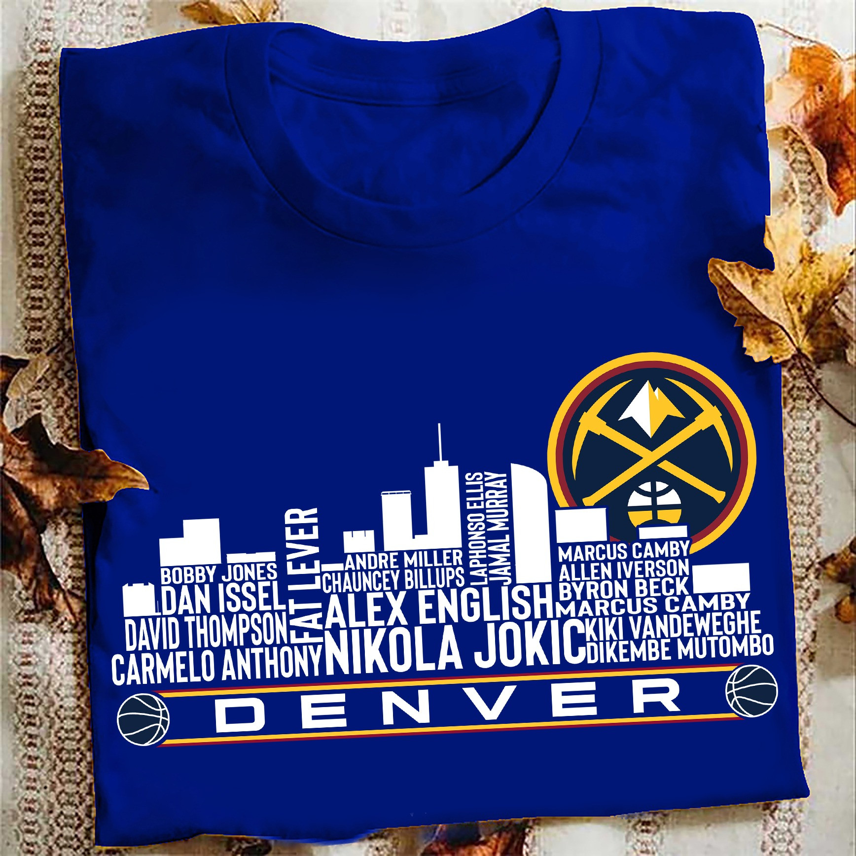 Denver Nuggets Legends T-Shirt Basketball Lover Gifts For Nuggets Fans