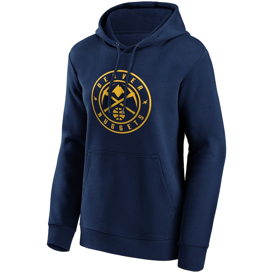 Denver Nuggets Mono Logo Hoodie Fan Merch Best Gifts For Basketball Lovers Ideas For Dad