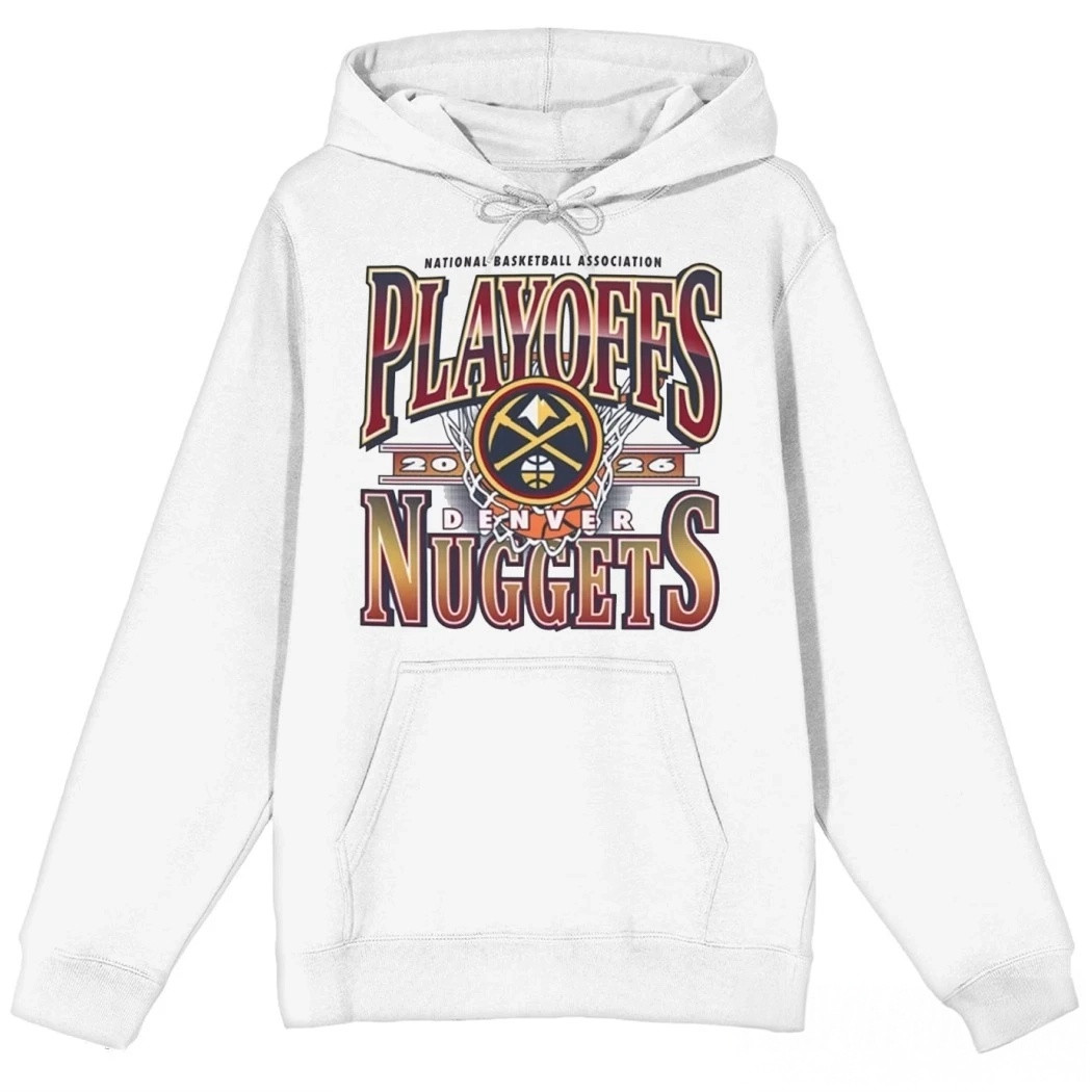 Denver Nuggets National Basketball Association 2026 Playoff Hoodie 2026 NBA Playoffs Apparel