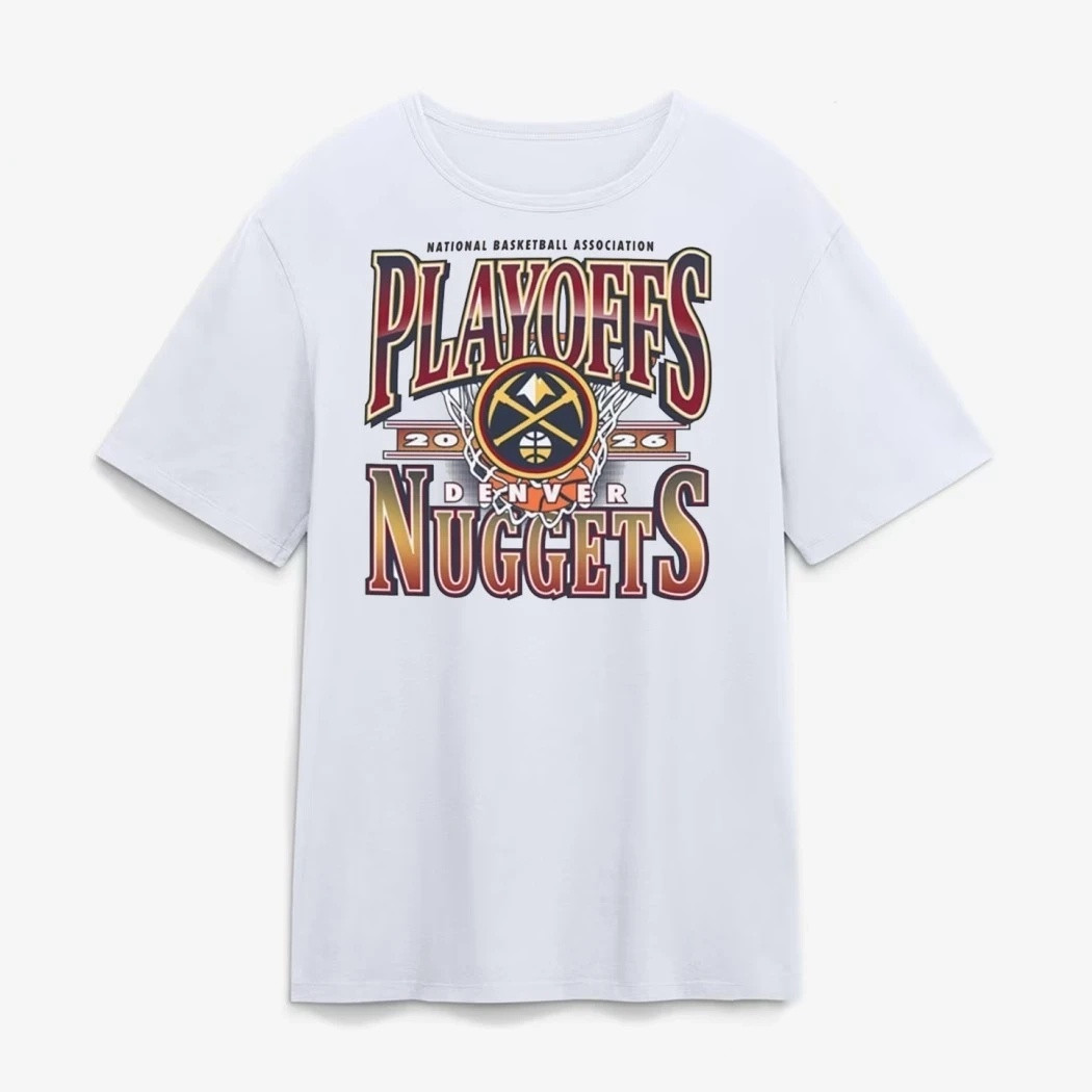 Denver Nuggets National Basketball Association 2026 Playoff NBA T-Shirt Denver Nuggets Clothes Fans Gear