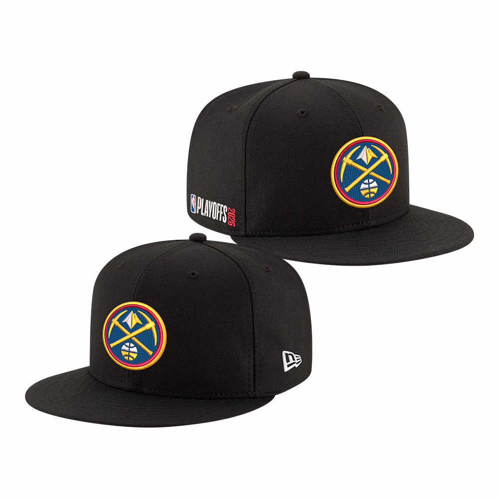 Denver Nuggets New Era NBA Playoffs 9FIFTY Snapback Hat Denver Nuggets Merch Basketball Gear