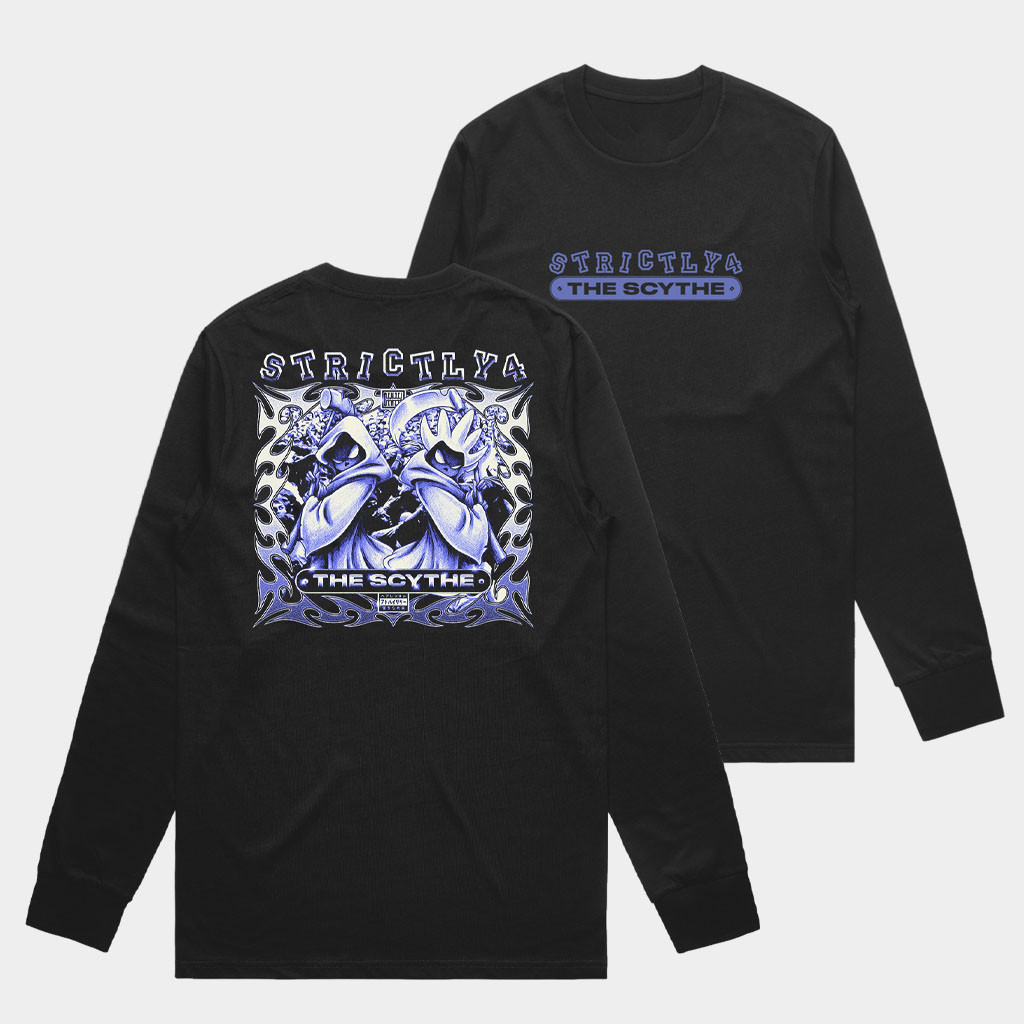 Denzel Curry Merch Strictly 4 The Scythe Long Sleeve T-Shirt Gifts For Rapper Fans-1