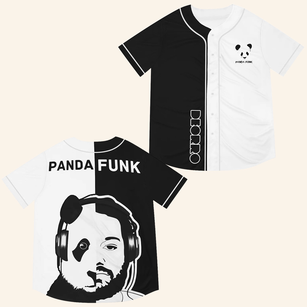 Deorro Baseball Jersey Panda Funk Jersey Deorro Merch Christmas Gifts For DJ Fan