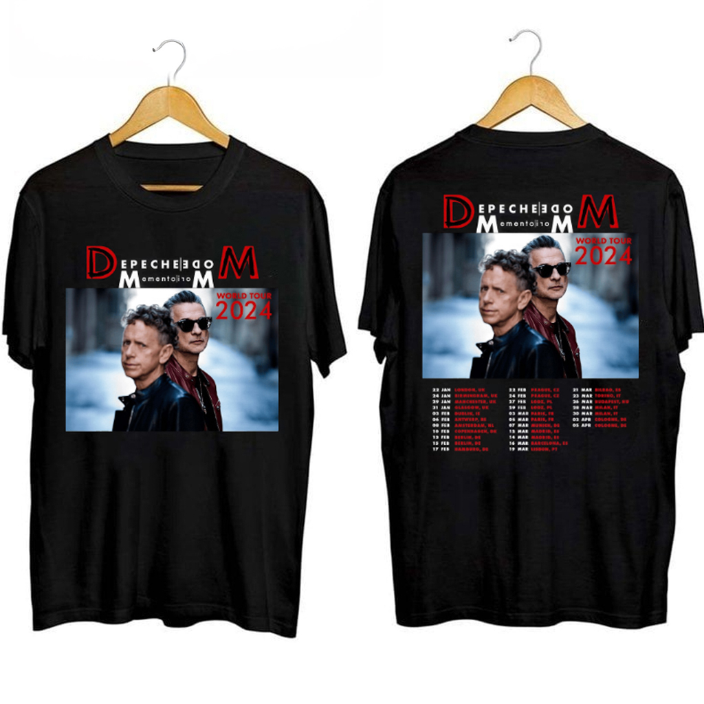 Depeche Mode Tour Dates 2024 Shirt Depeche Mode Merch Best Gifts For Music Lovers