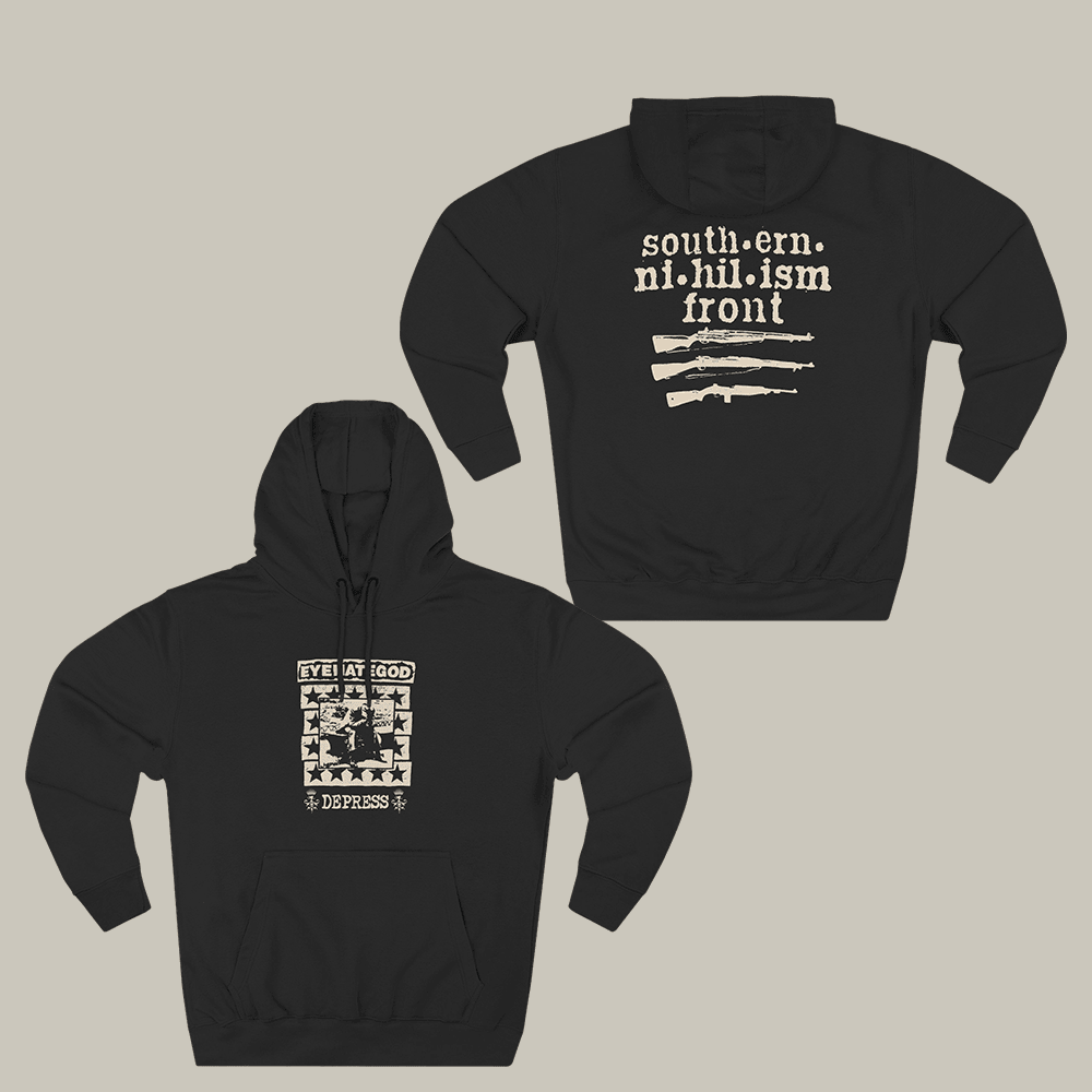 Depress Southern Nihilism Front Hoodie Eyehategod Merch Unique Gift For Music Lovers