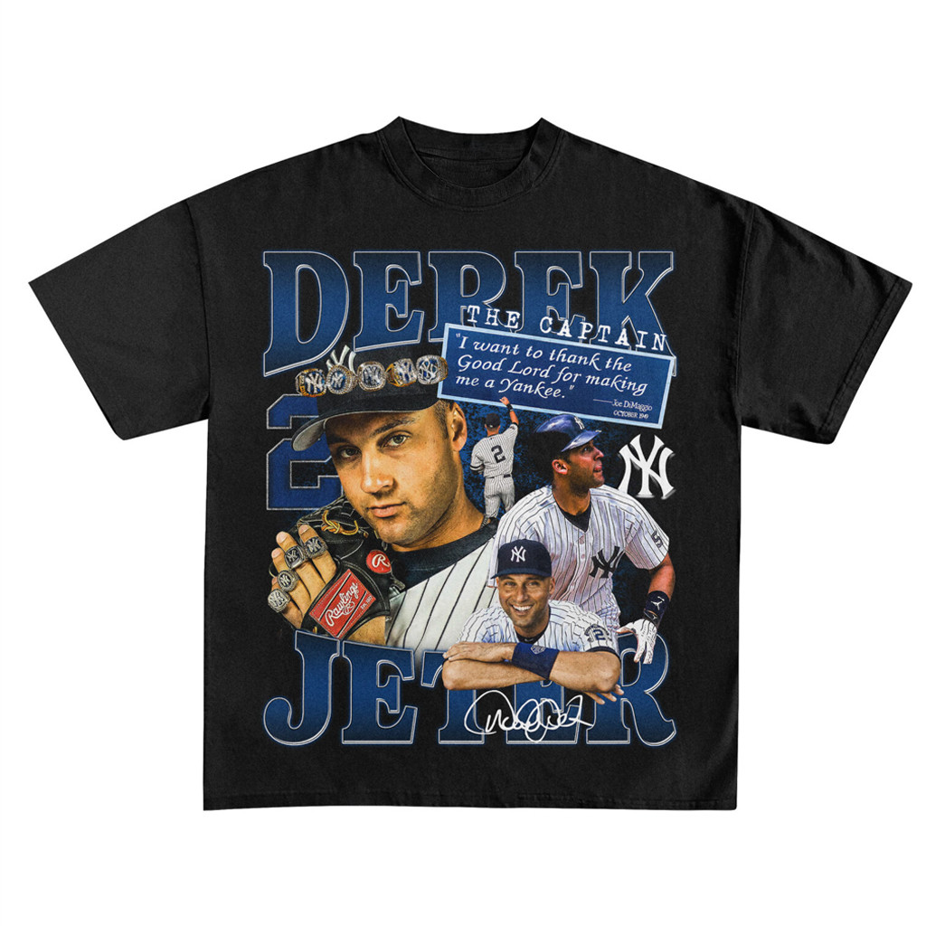 Derek Jeter Vintage T-Shirt Best Gifts For Baseball Lovers