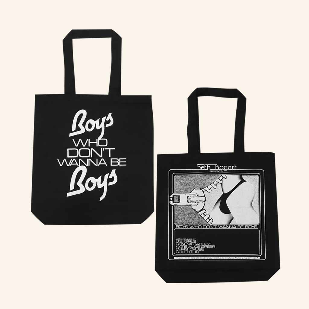 DERO Arcade Merch Seth Bogart Boys Who Don't Want To Be Boys Tote Bag Christmas Gift Ideas DERO Arcade Merch Seth Bogart Boys Who Don't Want To Be Boys Tote Bag Christmas Gift Ideas