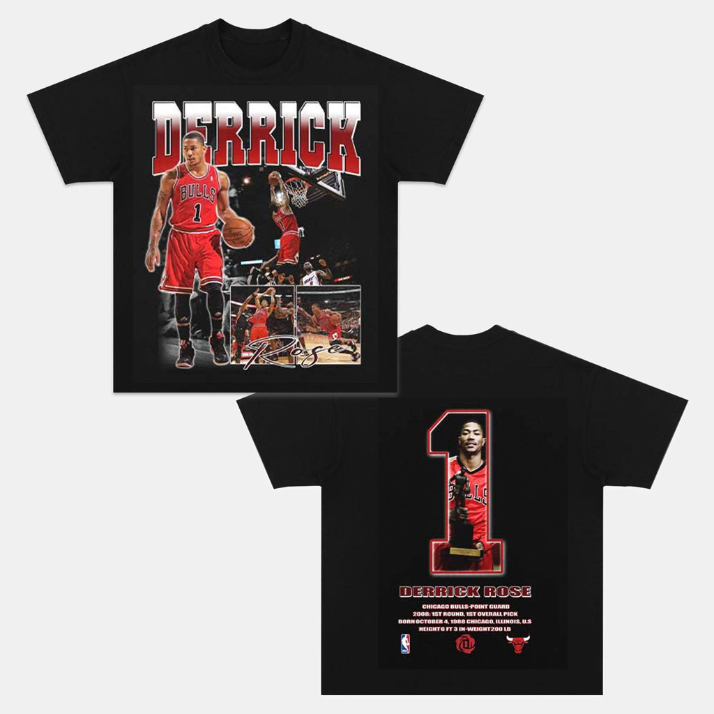 Derrick Rose T-Shirt Fan Merch Best Gifts For Basketball Lovers