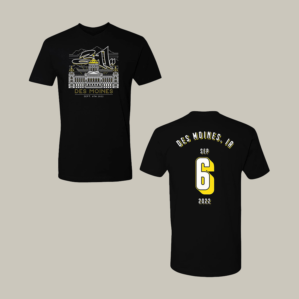 Des Moines IA T-Shirt American Rock Band 311 Shirt Rock Music Fan Gift