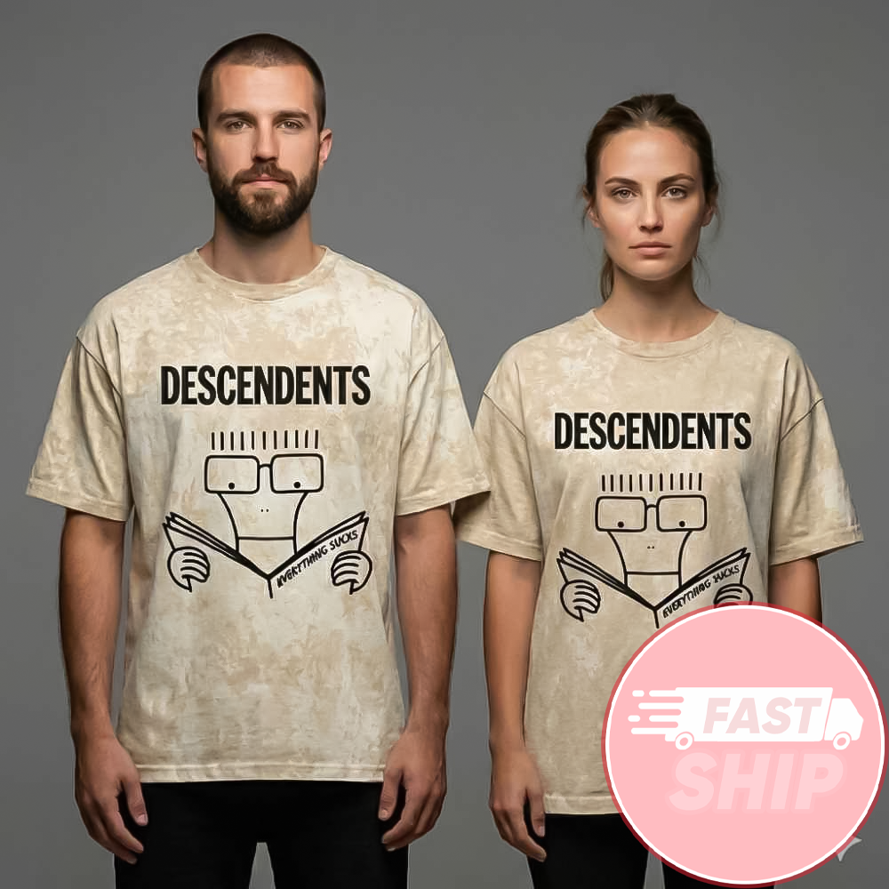 Descendents And Frank Turner US Co-headlining Tour 2026 At Baltimore Nevermore Hall Feb 20 2026 Washed T-Shirt