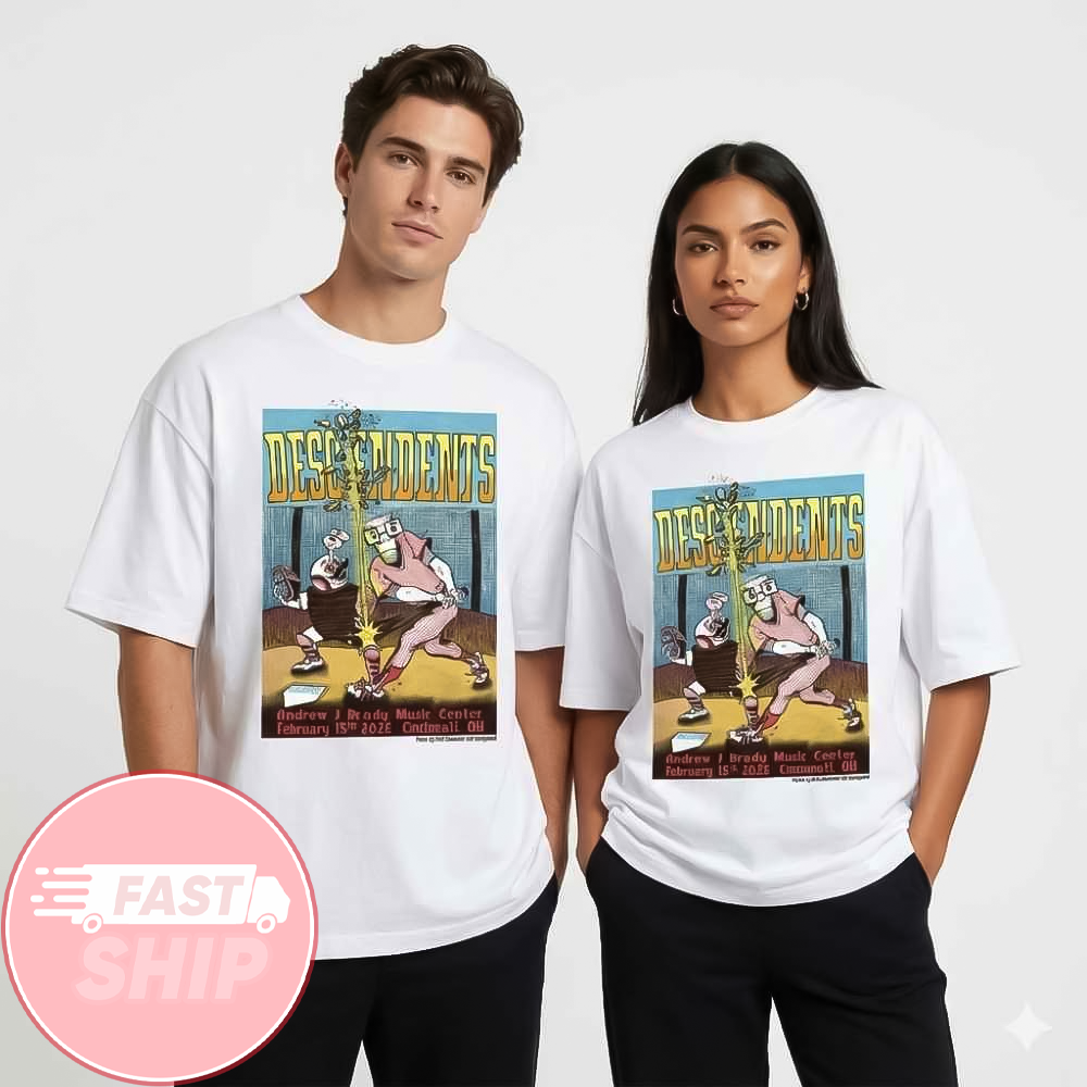 Descendents Live At Andrew J Brady Music Center Cincinnati February 15 2026 T-Shirt Fan Gifts