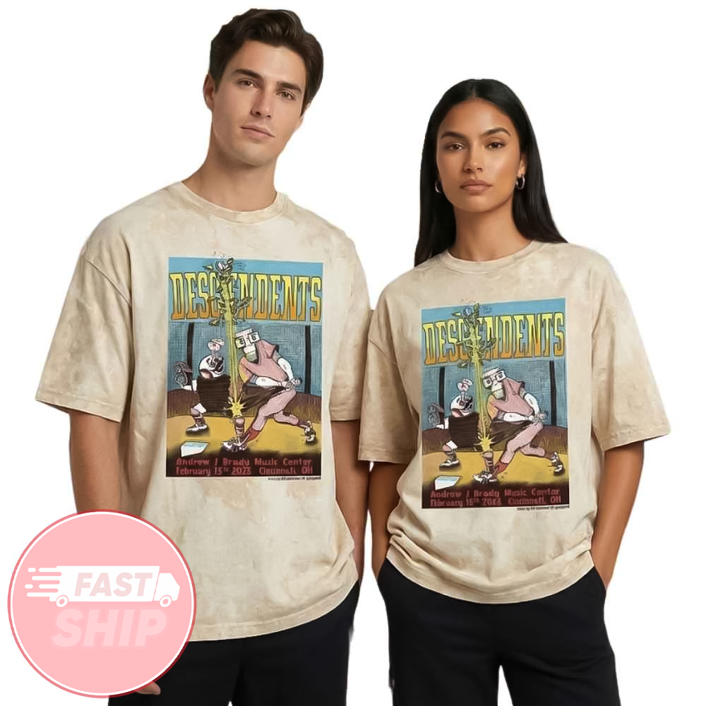 Descendents Live At Andrew J Brady Music Center Cincinnati February 15 2026 Washed T-Shirt