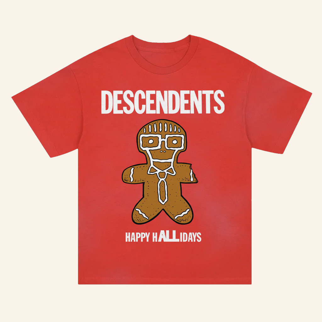 Descendents Merch Happy Hallidays T-Shirt Best Gifts For Boyfriend