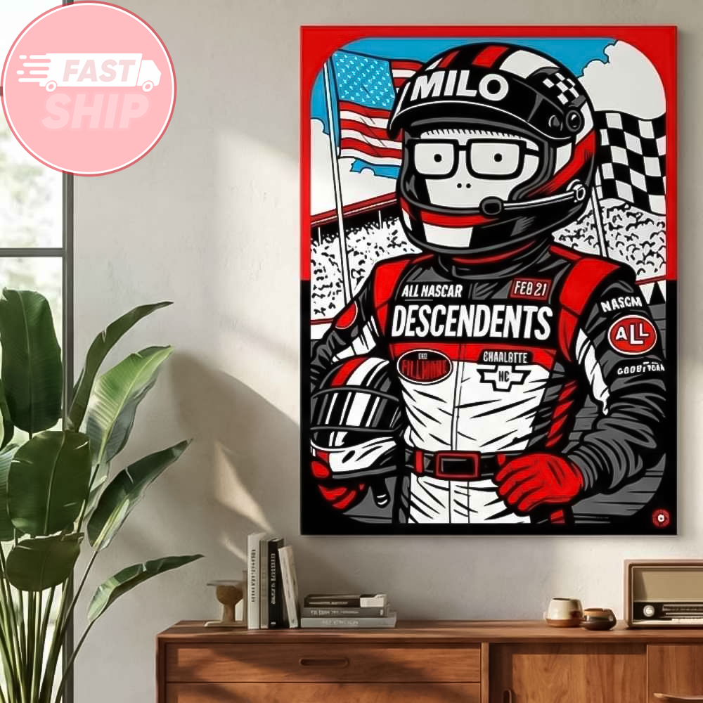 Descendents Ricky Milo Live At The Fillmore Charlotte February 21 2026 Nascar Gig Poster
