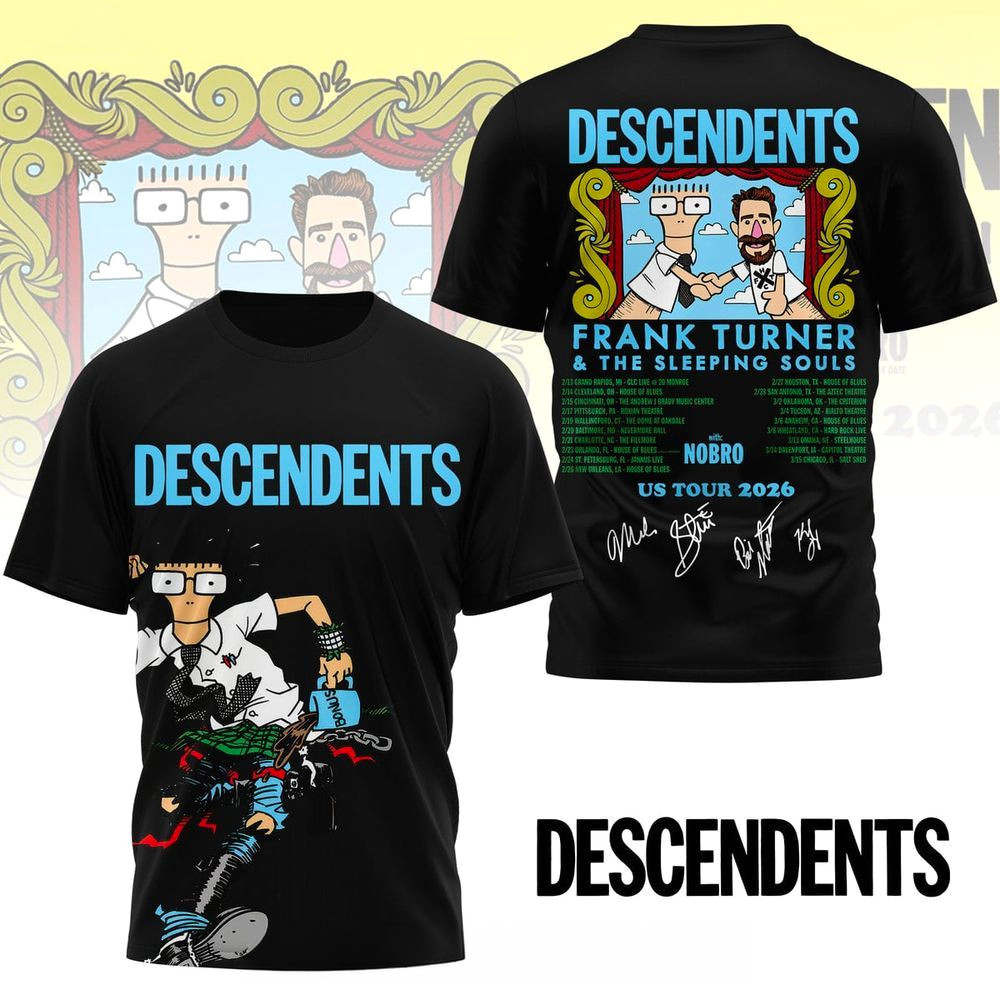 Descendents US Tour 2026 T-Shirt Descendents Merch Gifts For Rock Band Fans