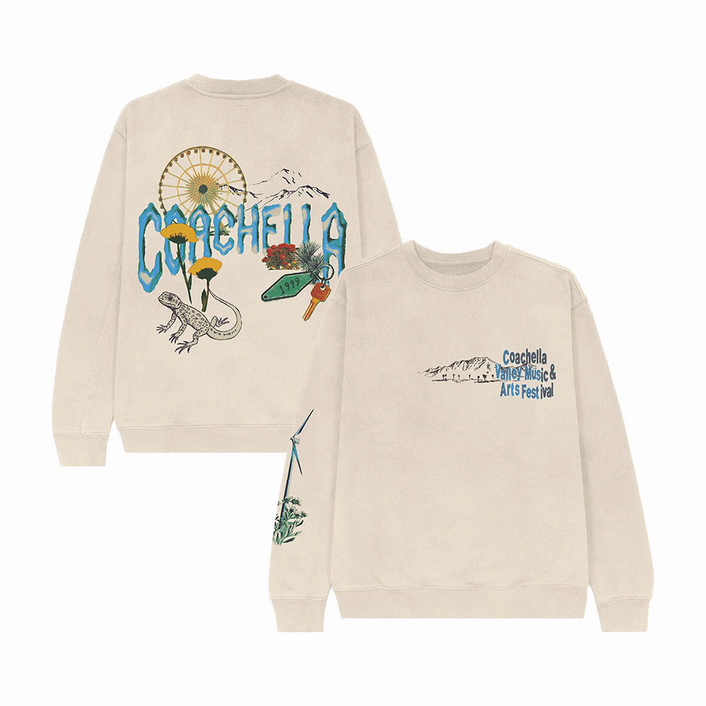 Desert Icons Coachella Music 2026 Sweatshirt Coachella Music Festival 2026 Apparel Best Gift For Fans