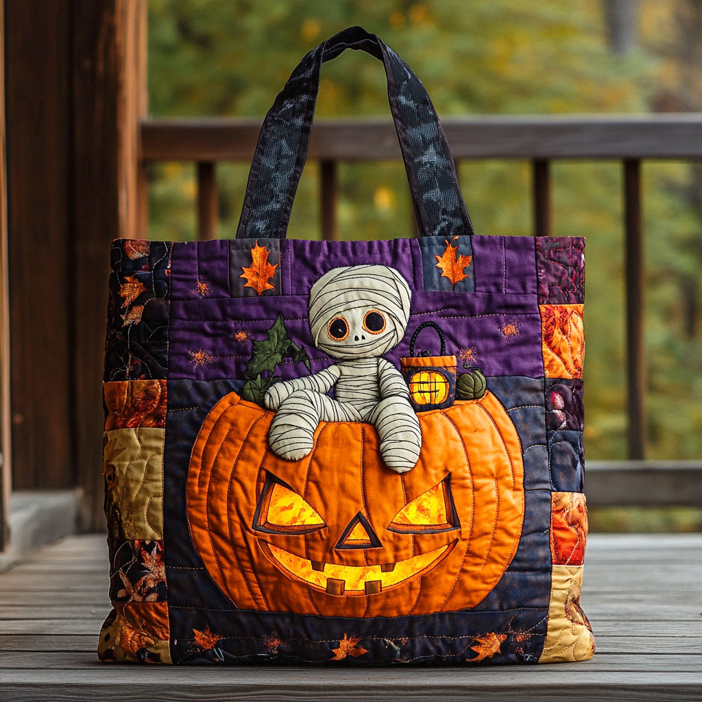 Desert Mummy Quilted Tote Bag Fall Autumn Season Gifts