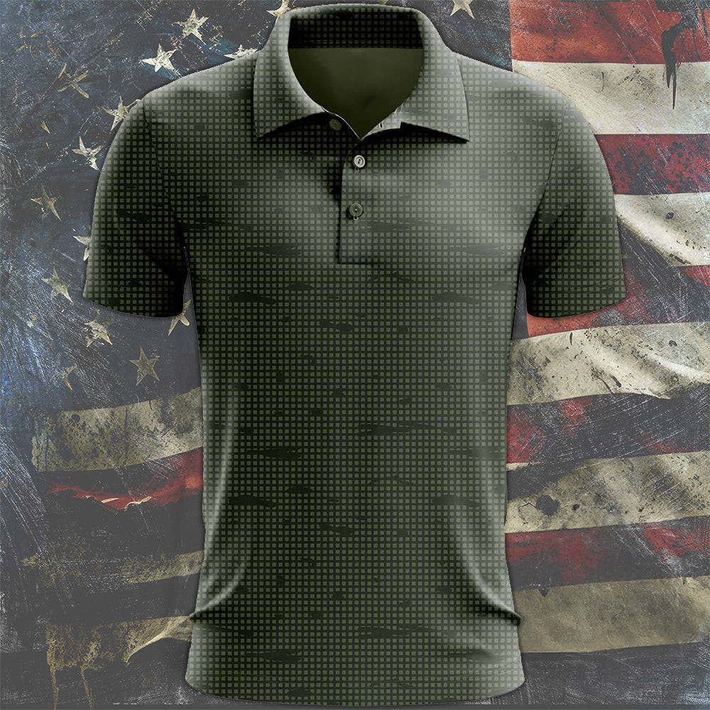 Desert Night Camo Polo Shirt Unique Golf Shirts Gifts For Boyfriend Golfers