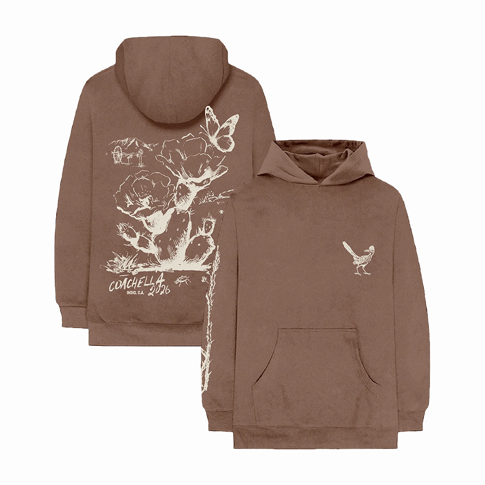 Desert Sketchbook Coachella Hoodie Coachella Valley Music And Arts Festival Merch Music Fan Gifts