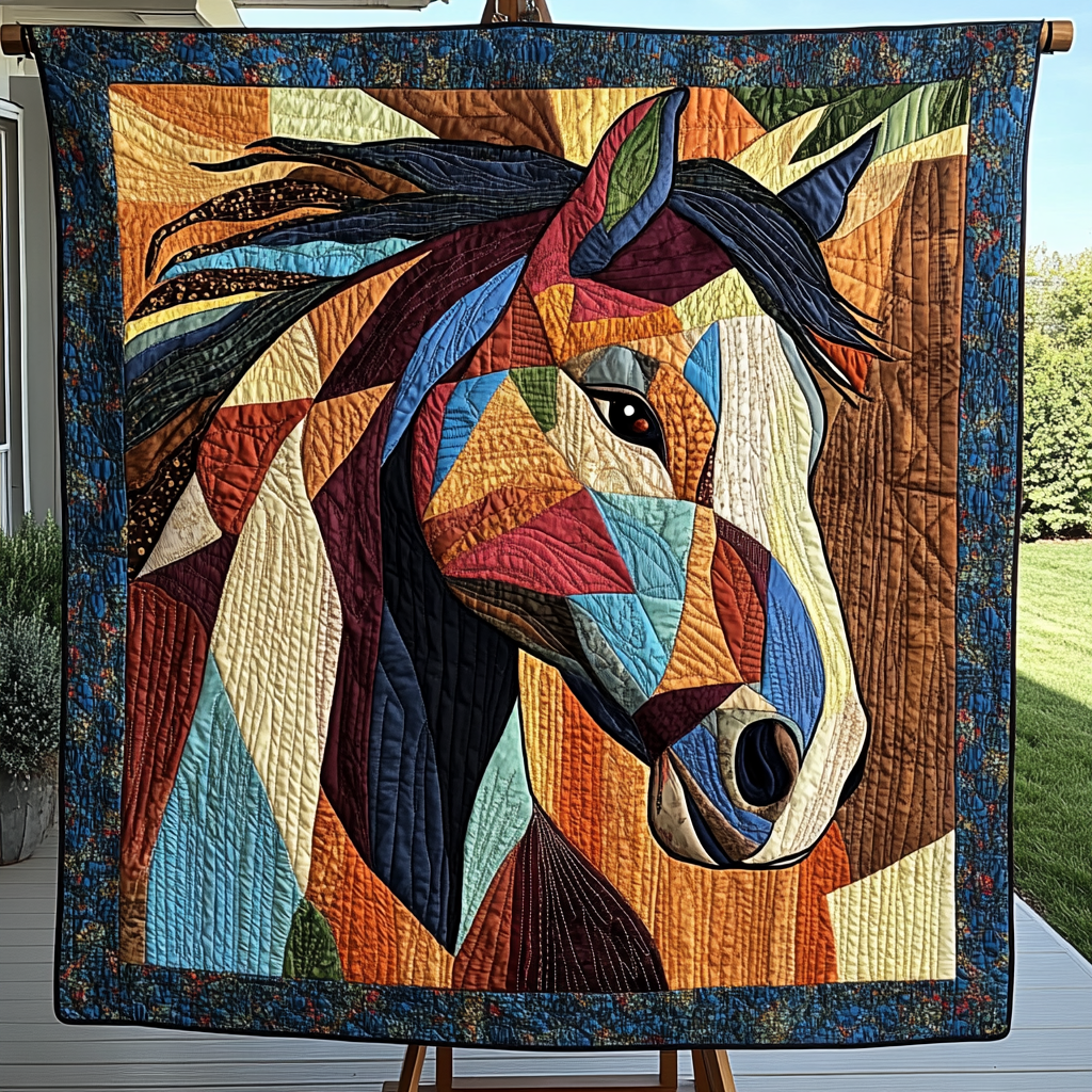 Desert Thunder Quilted Blanket Great Gifts For Horse Lovers