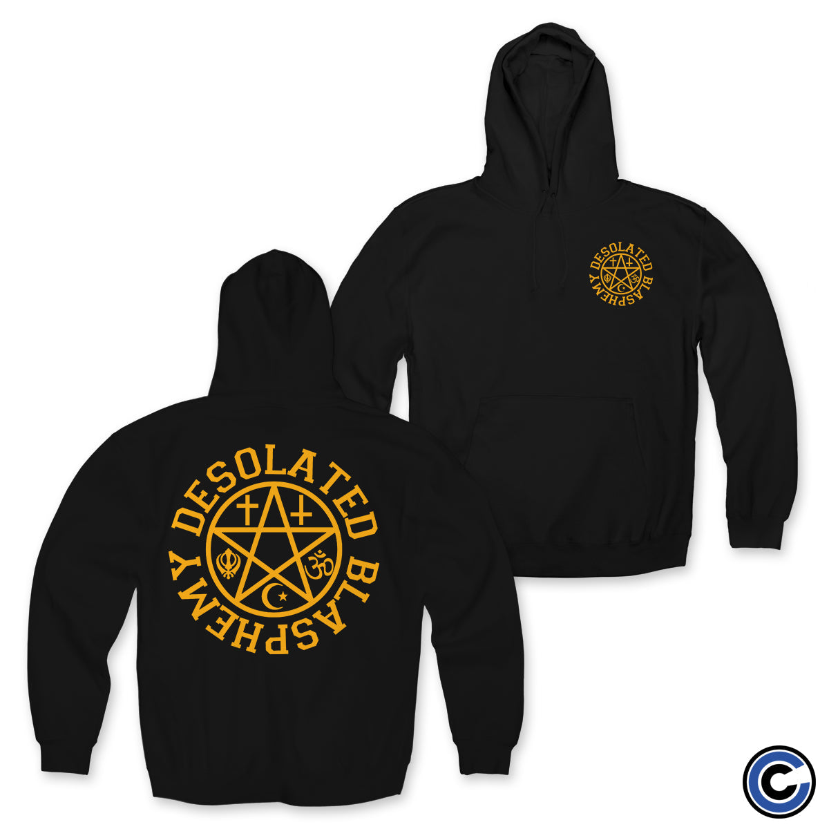 Desolated Merch Pentagram Hoodie Desolated Hoodie Desolated Merch Pentagram Hoodie Desolated Hoodie