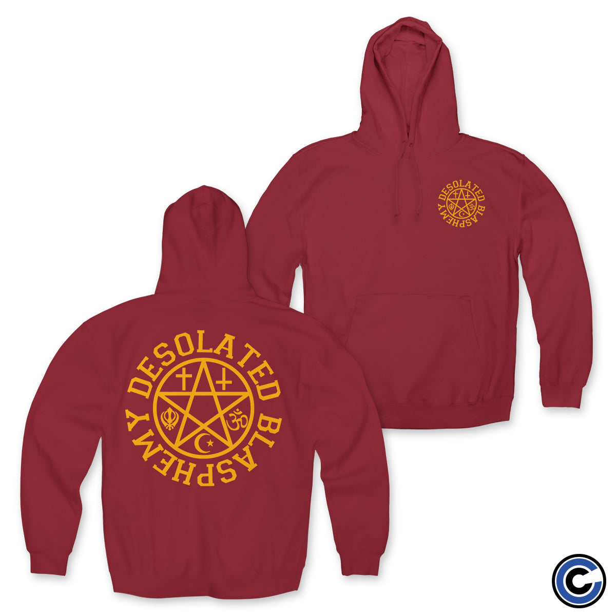 Desolated Merch Pentagram Hoodie Desolated Hoodie Desolated Merch Pentagram Hoodie Desolated Hoodie