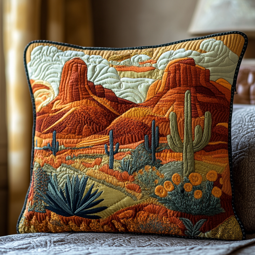 Dessert Dreams Quilted Pillow Case Nice Pillow Covers Cactus Gifts For Her