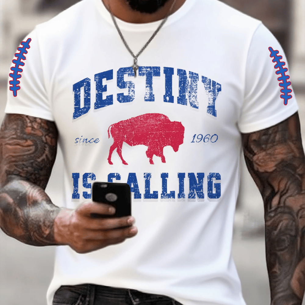 Destiny Is Calling Buffalo Bills T-Shirt Buffalo Bills Game Day Clothes Football Gift For Him