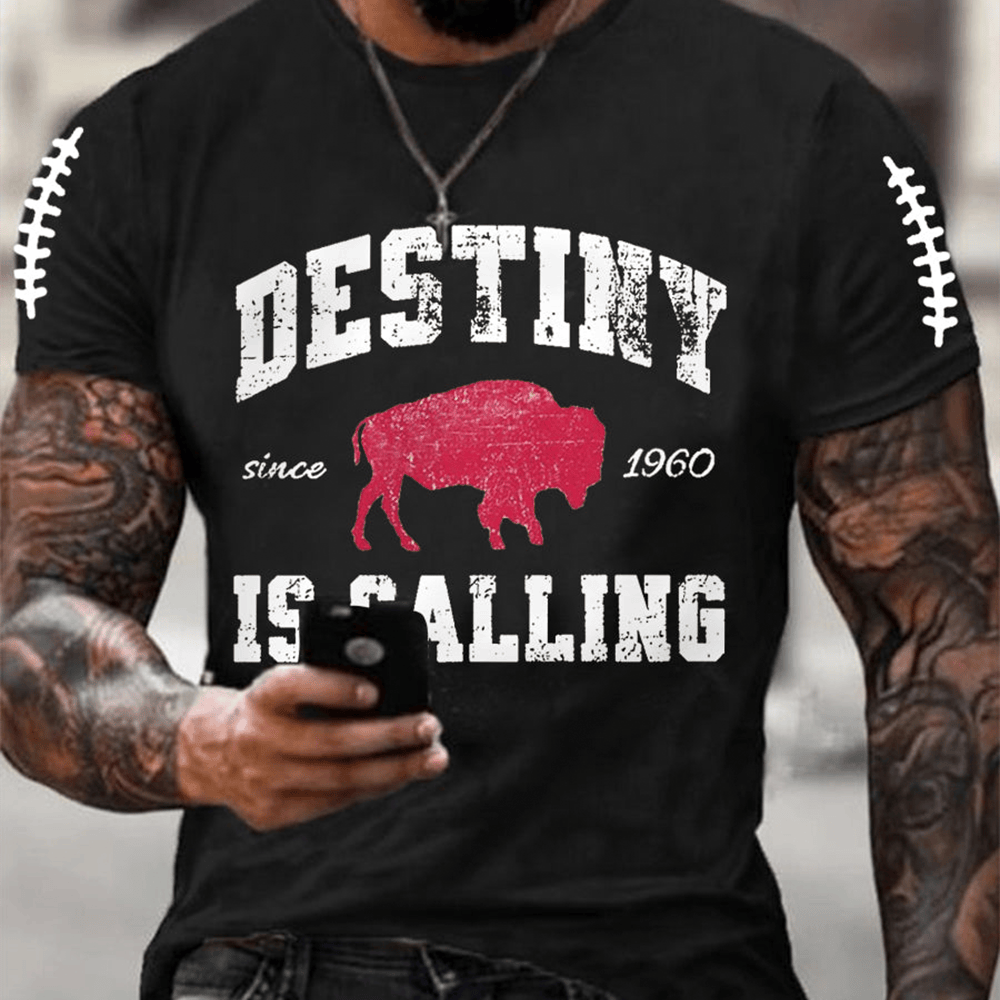 Destiny Is Calling Buffalo Bills T-Shirt Buffalo Bills Game Day Merch Football Gift For Him