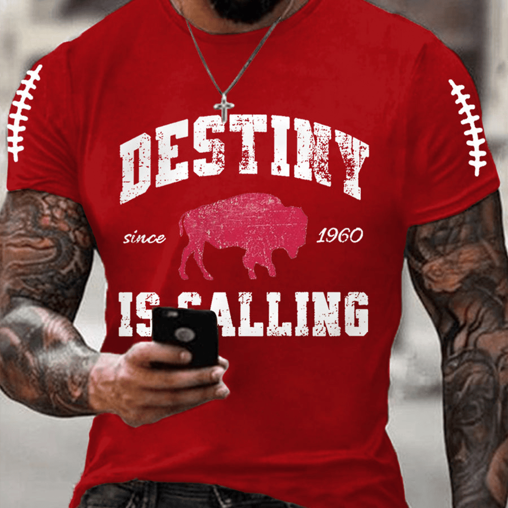 Destiny Is Calling Buffalo Bills T-Shirt Football Buffalo Bills Shirt Gift Ideas