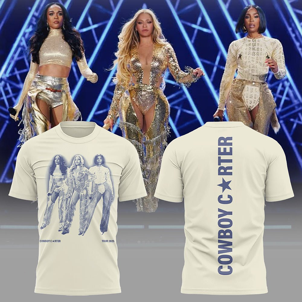Destinys Child Cowboy Carter Tour 2025 T-Shirt Best Gift For Music Lovers