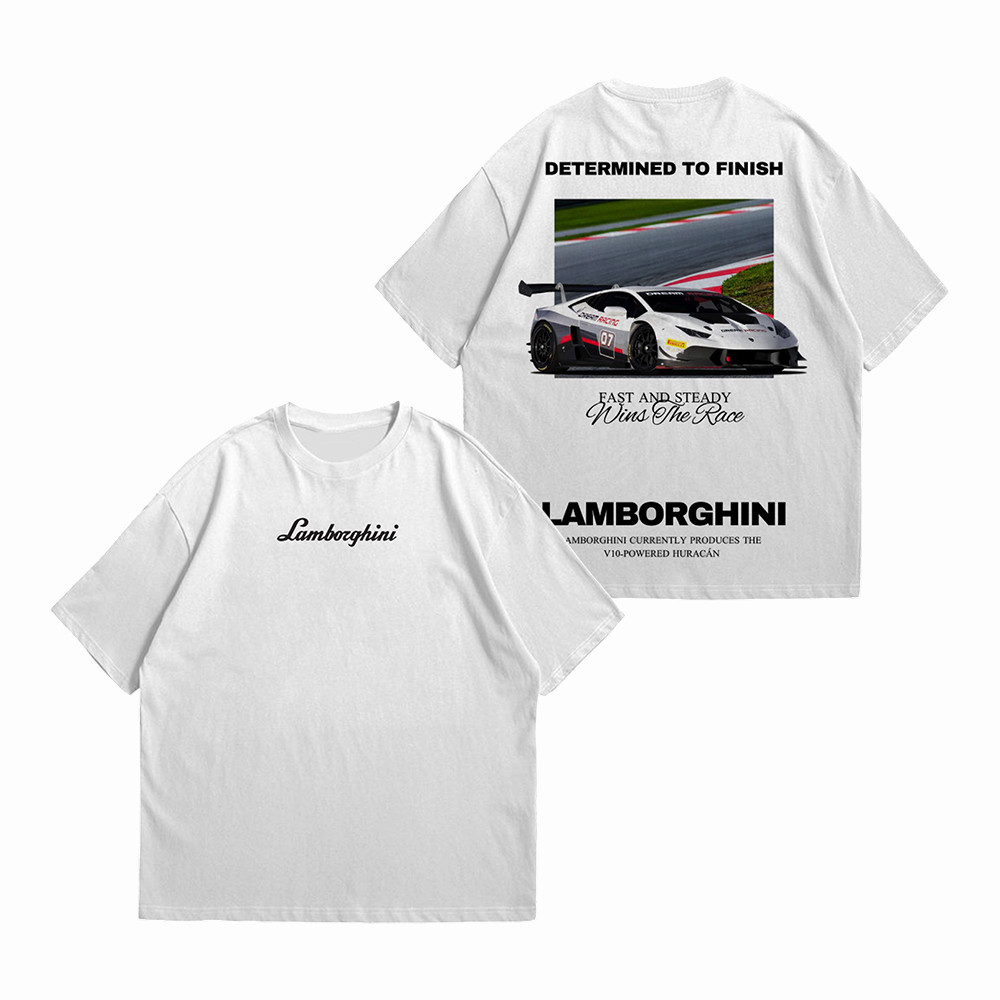 Determined To Finish Lamborghini T-Shirt Lamborghini Shirt Racing Fan Gift Ideas
