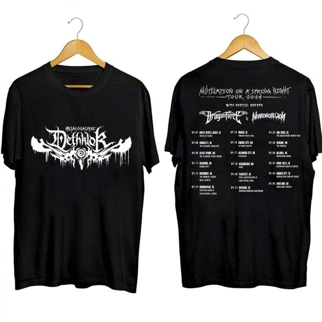 Dethklok Tour Mutilation On A Spring Night Shirt Dethklok Merch Gifts For Music Fans