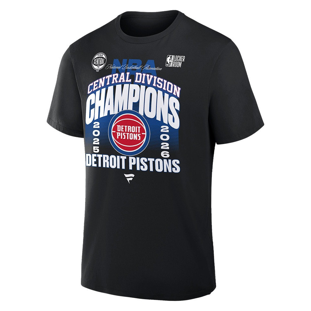 Detroit 2026 Division Champions Locker Room T-Shirt NBA Playoffs 2026 Clothes Game Day Gear