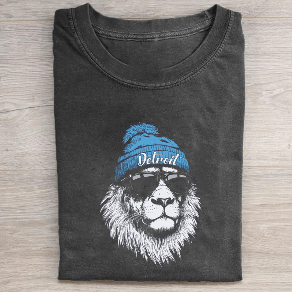 Detroit Football Mascot T-Shirt 1919 Game Day Great Gifts For Football Players