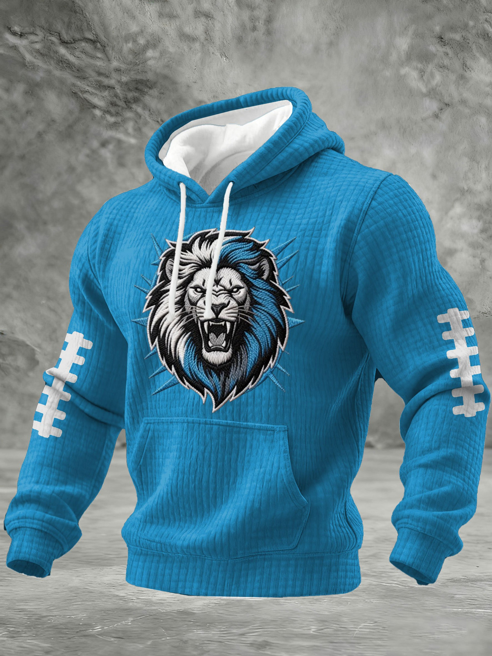 Detroit Football Waffle Hoodie Lions Merch Forever Detroit Hoodie Game Day Gifts Detroit Football Waffle Hoodie Lions Merch Forever Detroit Hoodie Game Day Gifts