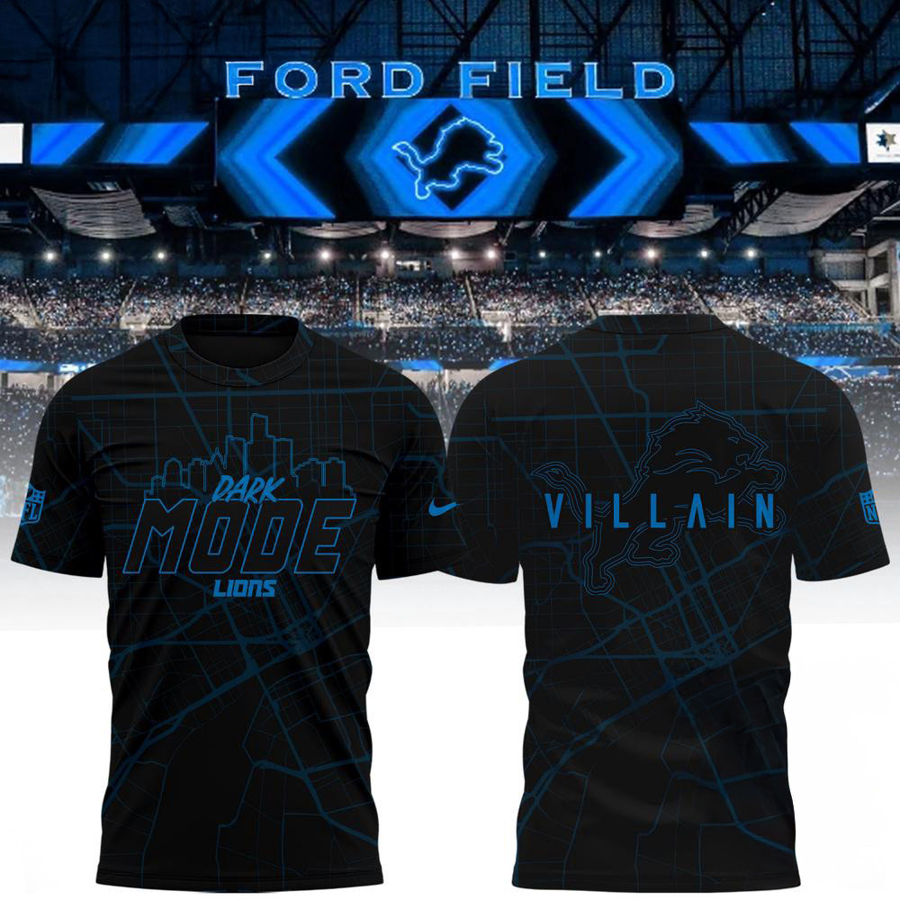 Detroit Lions Back In Black 2024 New Design Shirt Best Gifts For Football Fans