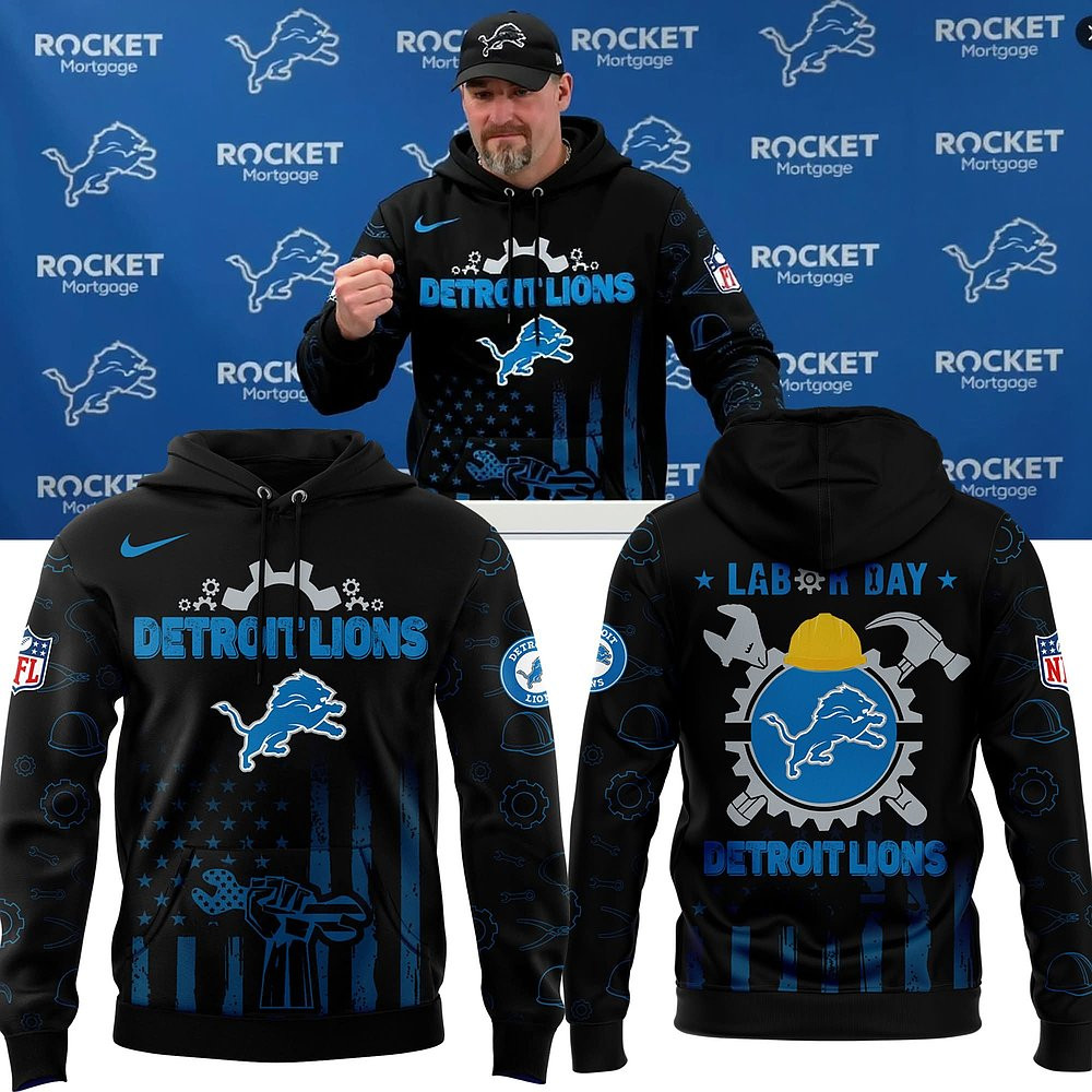 Detroit Lions NFL x Labor Day Collections 2025 Limited Hoodie