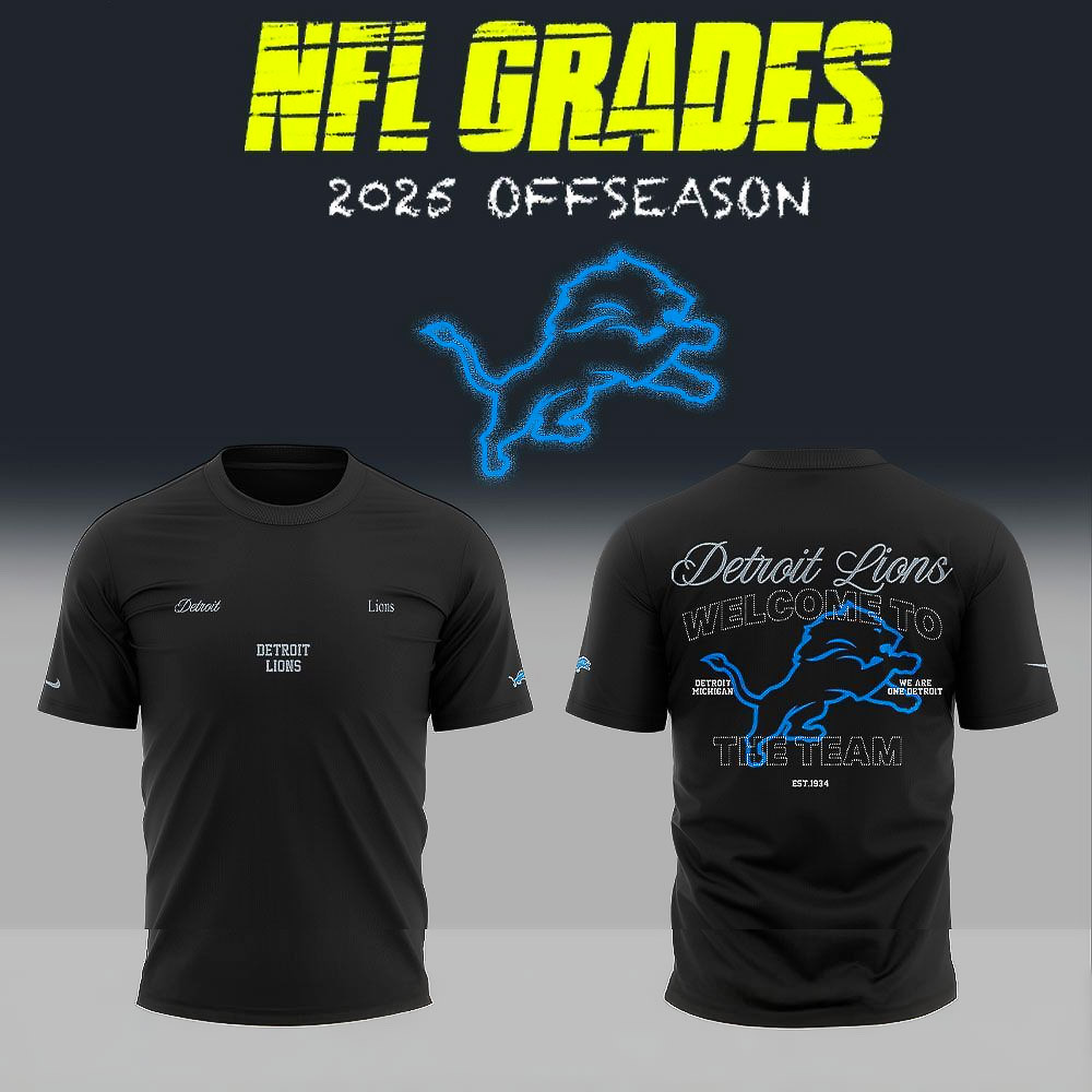 Detroit Lions Off Season NFL T Shirt Welcome The Team Best Gift For Football Fans